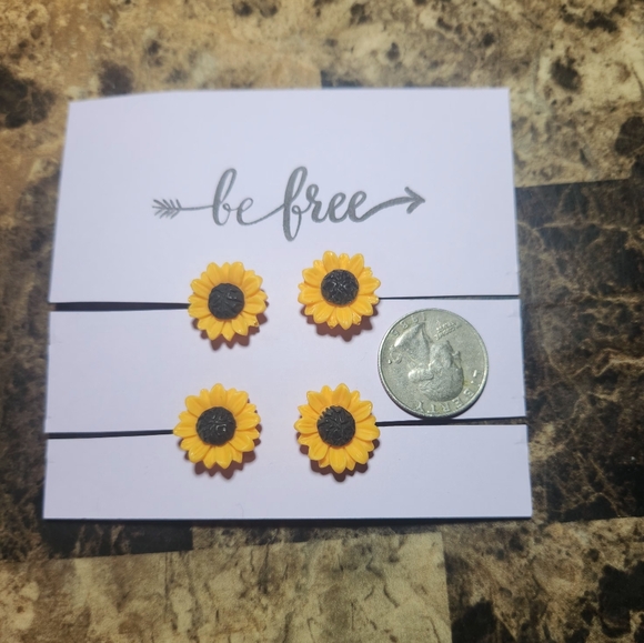 Sunflower clog charms - Picture 3 of 3